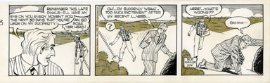 BOB NAYLOR - BIG SISTER DAILY STRIP ORIG ART 2-24-65