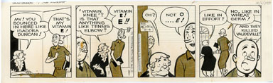BOB MONTANA - ARCHIE DAILY ORIG ART 10-6-70 VITAMIN E