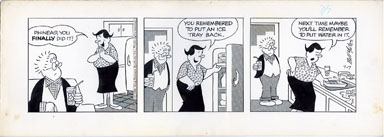 BILL YATES - PROF PHUMBLE DAILY ART 07-07-61 ICE TRAY