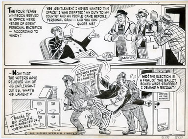 AL FAGALY - OUGHTA BE A LAW DAILY ORIG ART - ELECTION