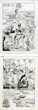 ARTHUR SUYDAM - CHOLLY & FLYTRAP #2 Pgs 19/20 ORIG ART