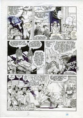 ARTHUR SUYDAM - CHOLLY AND FLYTRAP #2 PAGE 12 ORIG ART