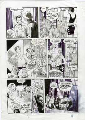 ARTHUR SUYDAM - CHOLLY AND FLYTRAP #2 PAGE 13 ORIG ART