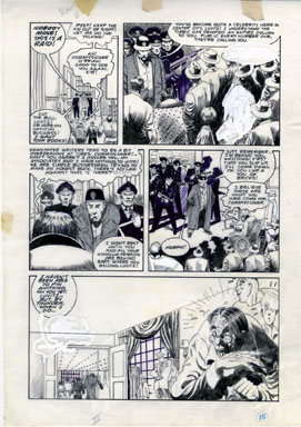 ARTHUR SUYDAM - CHOLLY AND FLYTRAP #2 PAGE 15 ORIG ART