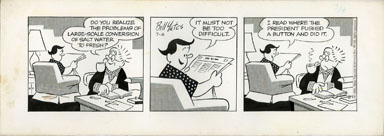 BILL YATES -PROF PHUMBLE DAILY ART 07-4-61 PRESIDENT