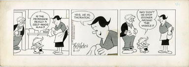BILL YATES -PROF PHUMBLE DAILY ORIG ART 05-17-61 MIDDLE