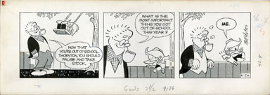 BILL YATES -PROF PHUMBLE DAILY ORIG ART 06-26-61 SCHOOL