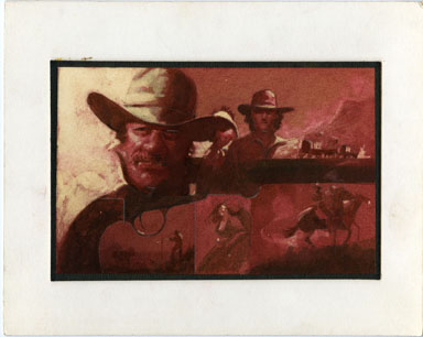 BOB CROFUT - WESTERN ILLUSTRATION ORIGINAL ART 1970s