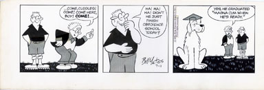 BILL YATES - PROF PHUMBLE DAILY ART 07-11-61 CUDDLE DOG
