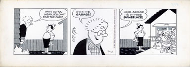 BILL YATES - PROF PHUMBLE DAILY ART 07-13-61 GARAGE CAR