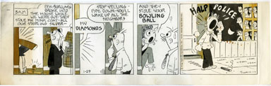 GEORGE "SWAN" SWANSON - FLOP FAMILY DAILY ART 1-29-75