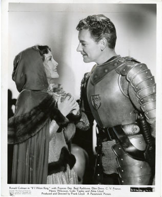 IF I WERE KING / RONALD COLMAN/FRANCES DEE - STILL 1938