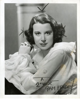 KITTY CARLISLE - VINTAGE GLAMOR STILL (1937) ED WYNN