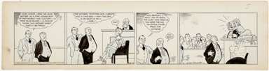 CHIC YOUNG - BLONDIE DAILY STRIP ORIGINAL ART 12-2-32