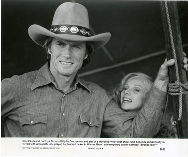 CLINT EASTWOOD / BRONCO BILLY - VINTAGE PUB STILL 1980