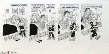 DAVE BERG - MAD #231 LIGHTER SIDE/SLEEP ORIG ART