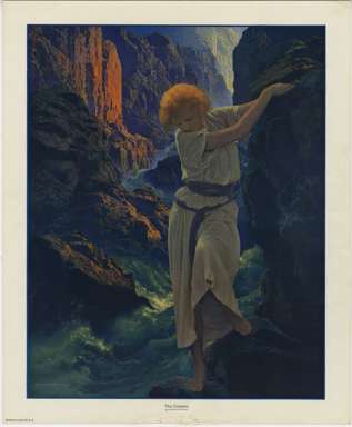 MAXFIELD PARRISH - "THE CANYON" Print - 1924