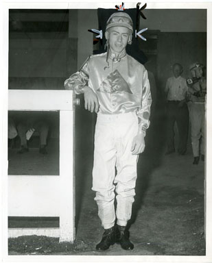 DON BRUMFIELD (JOCKEY) - VINTAGE PUBLICITY STILL 1958