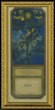 MAXFIELD PARRISH - 1920 EDISON MAZDA - PROMETHEUS