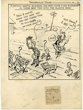 FONTAINE FOX - TOONERVILLE FOLKS DAILY ORIG ART 1930s