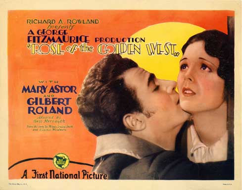ROSE OF THE GOLDEN WEST (1927) Lobby Card MARY ASTOR