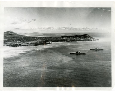 NEWS PHOTO: DIAMOND HEAD CRATER / PEARL HARBOR 1933
