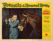 FRANCIS IN THE HAUNTED HOUSE (1956) Lobby Cards ROONEY
