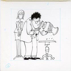 PAUL COKER JR. - MAD #269 YUPPIE: LOVE LIFE ORIGINAL ART 