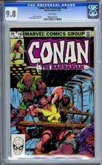 CONAN THE BARBARIAN #140 (1982) CGC NM/MT 9.8 WHT Pages