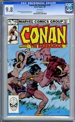 CONAN THE BARBARIAN #142 (1983) CGC NM/MT 9.8 WHT Pages