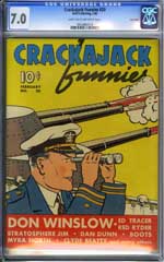 CRACKAJACK FUNNIES #20 (1940) CGC FN/VF 7.0 LOST VALLEY