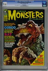FAMOUS MONSTERS OF FILMLAND #50 (1968) CGC NM+ 9.6 OWpg