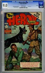 HEROIC COMICS #86 (1953) CGC VF/NM 9.0 OW Pgs FILE COPY