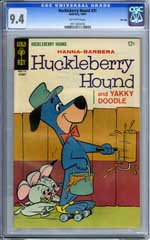 HUCKLEBERRY HOUND #31 (1967) CGC NM 9.4 OW Pg TOP GRADE