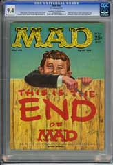 MAD #46 (1959) CGC NM 9.4 OWW Pages APRIL FOOL - FREAS
