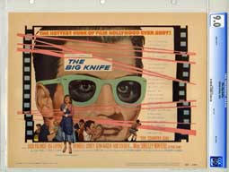 THE BIG KNIFE (1955) CGC LOBBY CARD SET OF 8 VF/NM 9.0