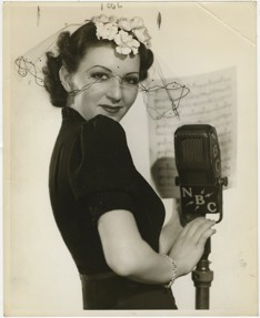 ROMAINE - Photo of BERYL CAMERON - 1936 NBC Singer