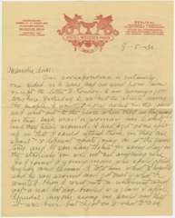 JAMES NAISMITH SIGNED LETTER 1936 OLYMPICS HINDENBURG