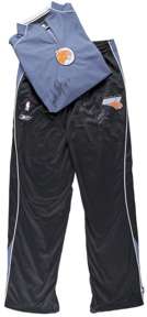 EMEKA OKAFOR 2004-05 GAME WORN/SIGNED WARMUP UNIFORM