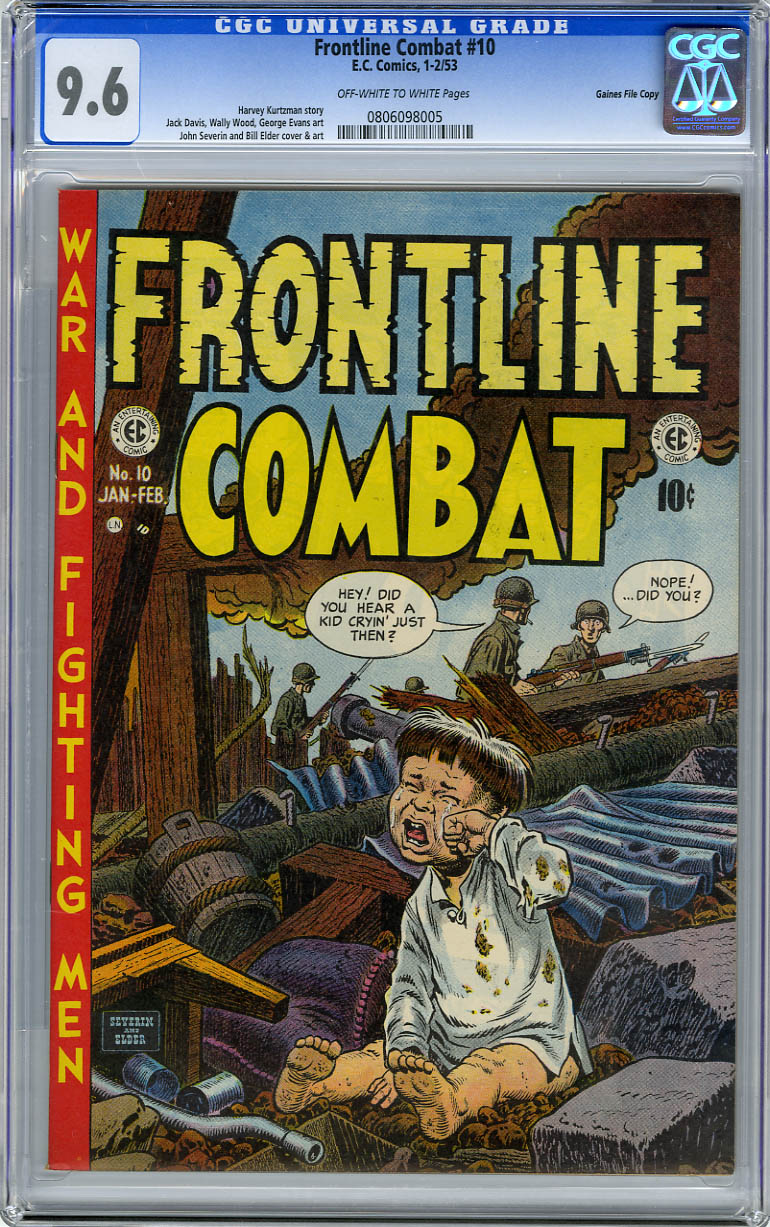 FRONTLINE COMBAT #10 (1953) CGC 9.6 - GAINES FILE COPY