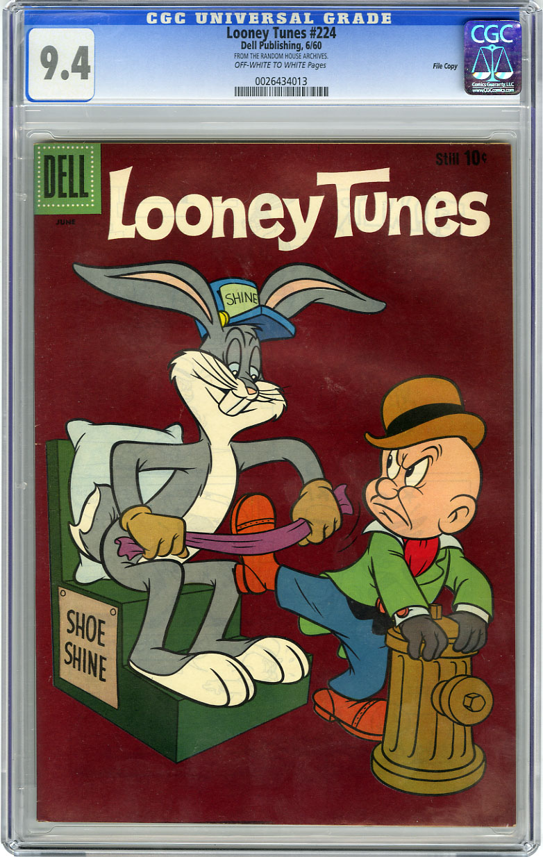 LOONEY TUNES #224 (1960) CGC NM 9.4 - OWW pg FILE COPY