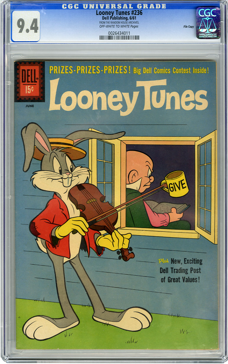 LOONEY TUNES #236 (1961) CGC NM 9.4 - OWW pg FILE COPY