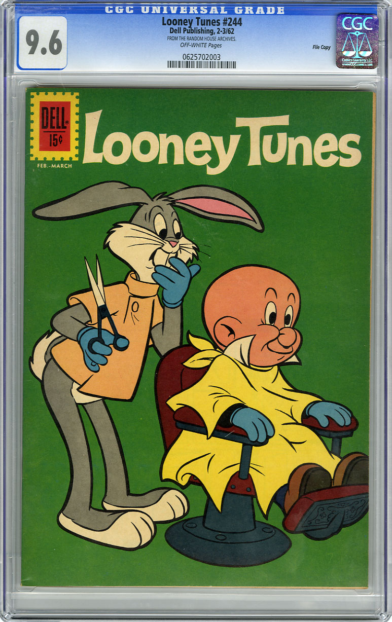 LOONEY TUNES #244 (1961) CGC NM+ 9.6 - OW pg FILE COPY