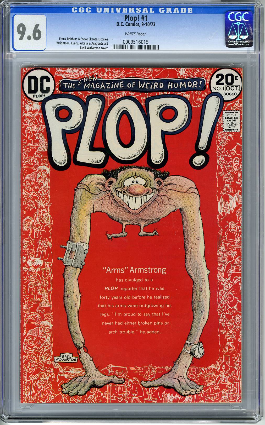 PLOP #1  CGC 9.6 - D.C.- BASIL WOLVERTON - JANOWICZ