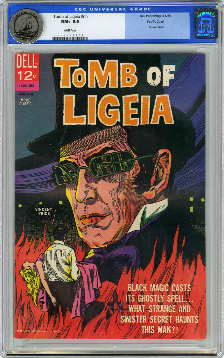 TOMB OF LIGEIA #nn CGC NM+9.6 - WHT pg - PACIFIC COAST