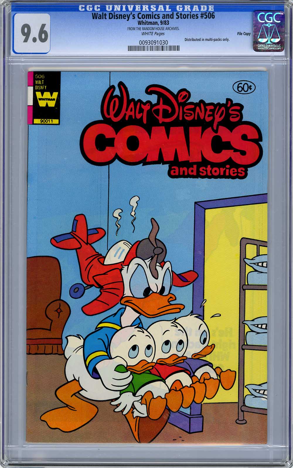 WALT DISNEY'S COMICS AND STORIES #506 CGC NM+ 9.6 WHTpg