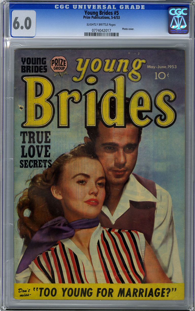 YOUNG BRIDES #5  CGC FN 6.0 SIMON & KIRBY Art