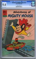 ADVENTURES OF MIGHTY MOUSE #155 (1962) CGC NM 9.4 OWWpg