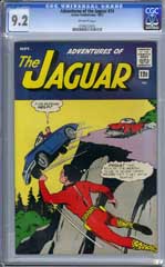 ADVENTURES OF THE JAGUAR #14 (1963) CGC NM- 9.2 OFF-WHITE Pages