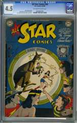ALL STAR COMICS #48 (1949) CGC 4.5 OWW Pgs